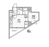 GranDuo下北沢12の間取り画像
