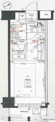 シーネクスプレミア浅草橋の間取り画像