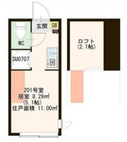 ハーモニーヒルズ明大前の間取り画像