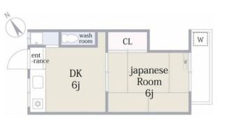 サンシオン四谷の間取り画像
