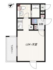 ALERO北参道の間取り画像