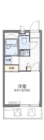 レオパレスイキ西新宿の間取り画像