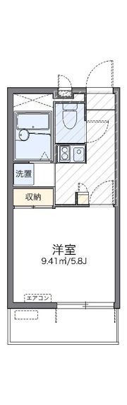 レオパレスイキ西新宿の間取り画像