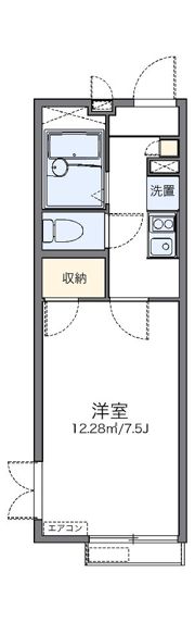 レオパレスグレシアの間取り画像