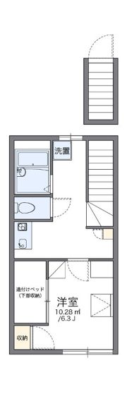 レオパレスシャルマン中野の間取り画像