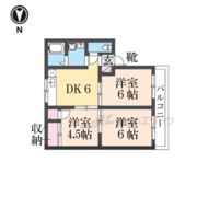 シルクパレスはぎはらの間取り画像