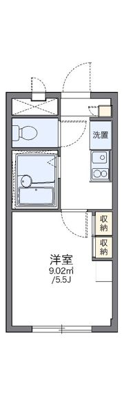レオパレスアサマの間取り画像