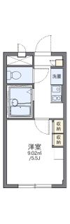 レオパレスアサマの間取り画像