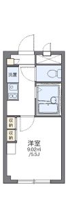 レオパレスアサマの間取り画像