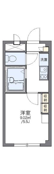 レオパレスアサマの間取り画像