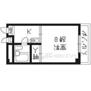 パレス桃山の間取り画像