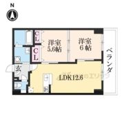 GEN SAKIZO VILLA烏丸四条の間取り画像
