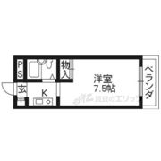 メルディアキューブ観月橋の間取り画像