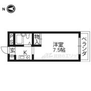 メルディアキューブ観月橋の間取り画像