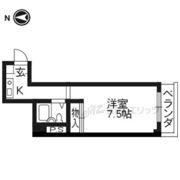 メルディアキューブ観月橋の間取り画像