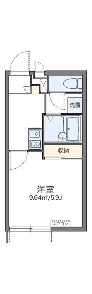 レオパレス時田 楓館の間取り画像