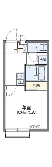 レオパレス時田 楓館の間取り画像