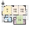 北白川コーポラスの間取り画像