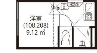 エムズコート深沢の間取り画像