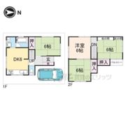 四条大路3丁目4-37貸家の間取り画像