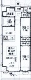 GENOVIA梅島の間取り画像