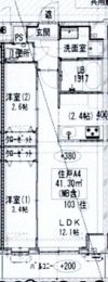 GENOVIA梅島の間取り画像