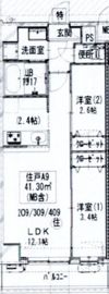GENOVIA梅島の間取り画像