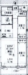 GENOVIA梅島の間取り画像
