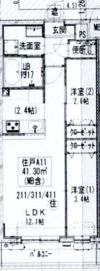 GENOVIA梅島の間取り画像
