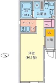 ルーナクレシェンテ早稲田の間取り画像