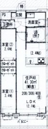 GENOVIA梅島の間取り画像