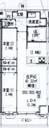 GENOVIA梅島の間取り画像