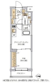 リビオメゾン湯島の間取り画像