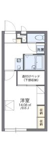 レオパレスエスベランスの間取り画像
