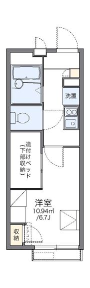 レオパレスセレーヌ新高円寺の間取り画像