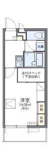 レオパレスアウローラの間取り画像