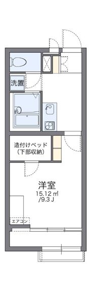 レオパレスおおどりの間取り画像