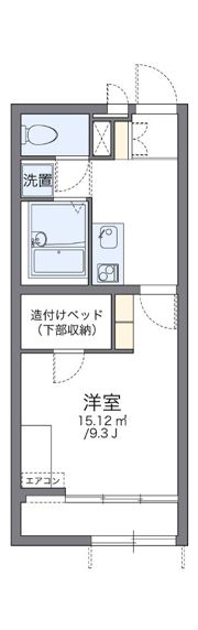 レオパレスおおどりの間取り画像