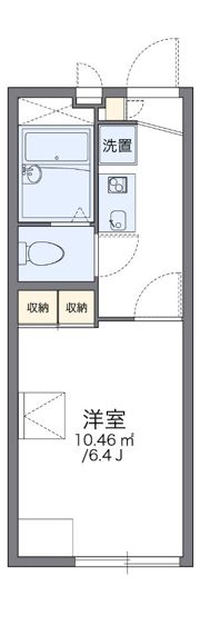 レオパレスサカエの間取り画像