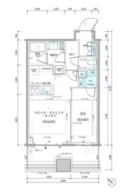 パークタワー勝どき サウス棟の間取り画像