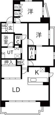 リアンテ徳川の間取り画像
