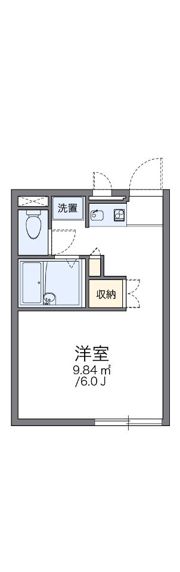 レオパレスオープリーコートの間取り画像