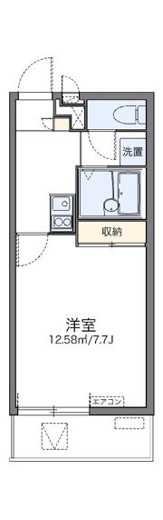 レオパレストシミの間取り画像