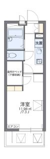 レオパレスサンクワイエット松山の間取り画像