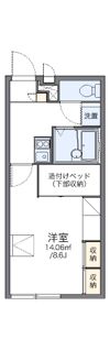 レオパレスハルシオンの間取り画像