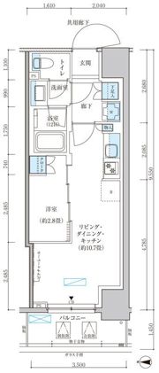 パークアクシス池袋イーストの間取り画像