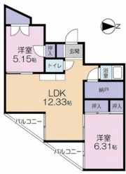 メゾンド童橋の間取り画像