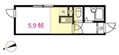 マーレ八広の間取り画像