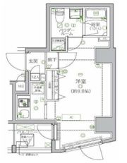 ルクレ墨田緑Ⅱの間取り画像