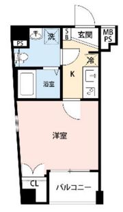 ヴェルト新宿イーストの間取り画像